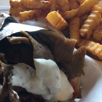 Choban Grill - Lamb Gyro with fresh fries. - Greek Near Me - Jacksonville, Florida