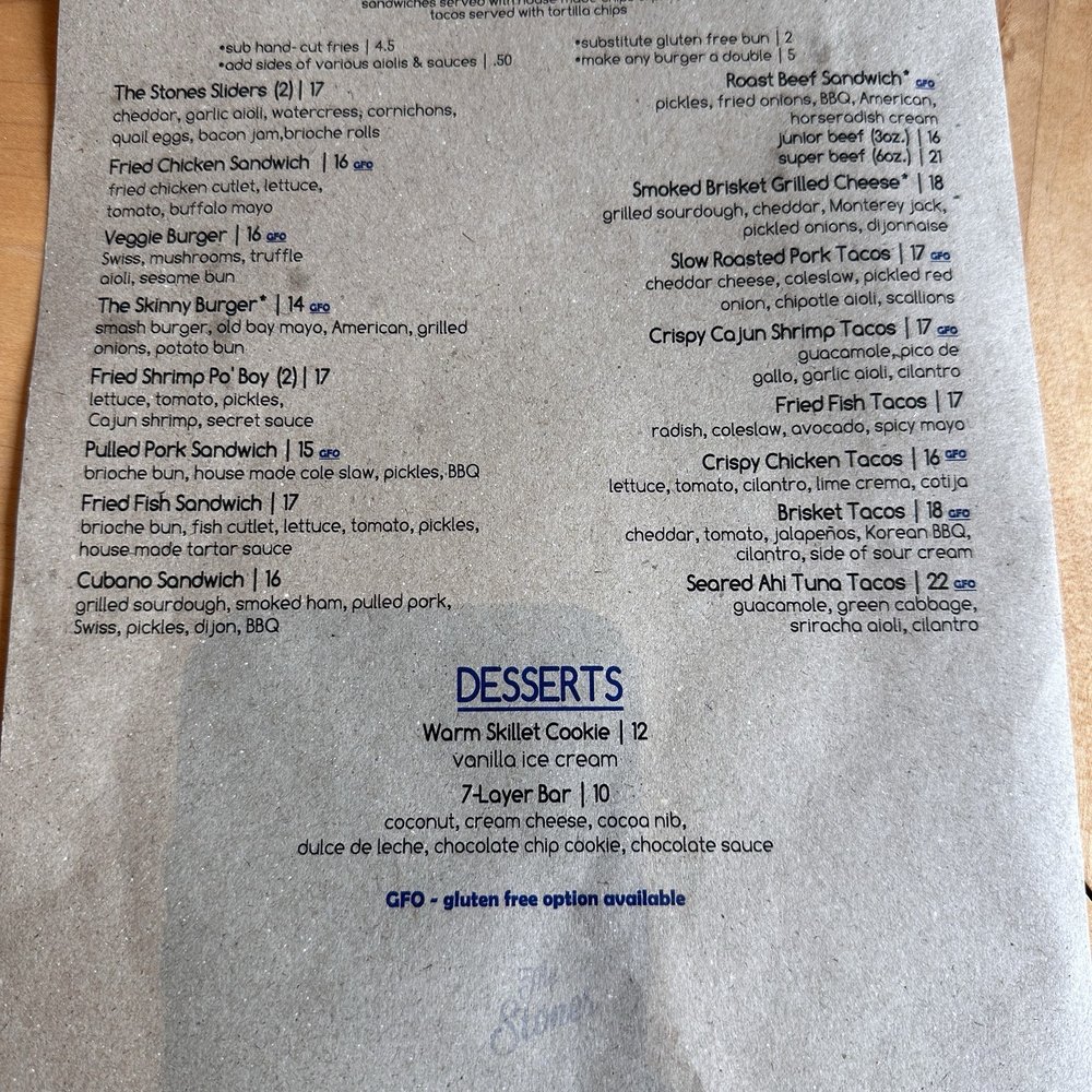 The Stones Common House & Kitchen - Menu - American Near Me - Stoneham, Massachusetts The Stones Common House & Kitchen - Menu - American Near Me - Stoneham, Massachusetts