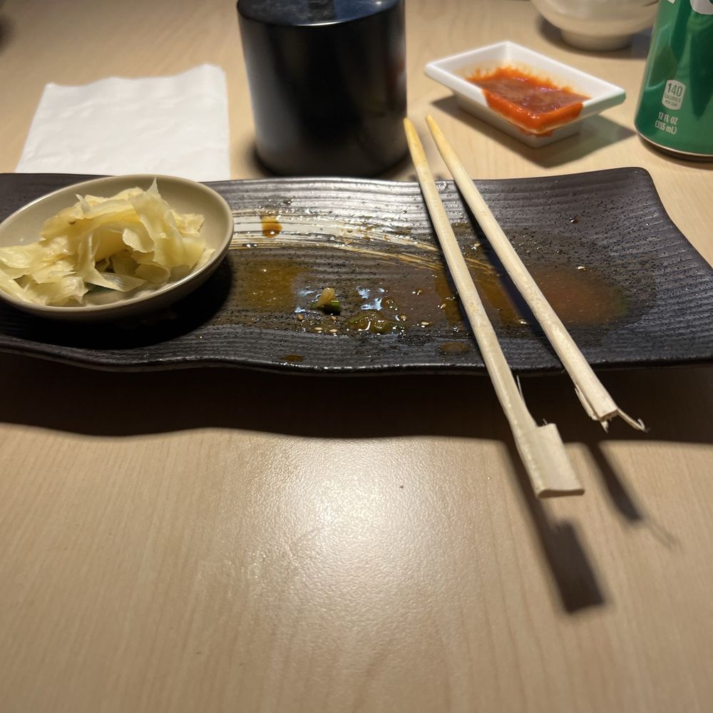 My empty plate because the food is superb!