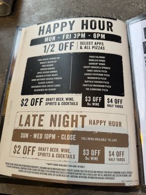 Menu photo 4 Yard House Sunrise, FL