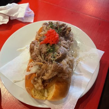Chicago Ramen Wheeling - Beef hot dog. - Ramen Near Me - Wheeling, Illinois