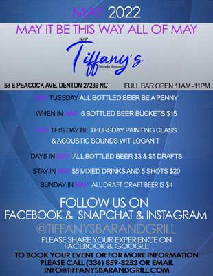 Menu photo 4 Tiffanys Bar and Grill Denton, NC Menu photo 4 Tiffanys Bar and Grill Denton, NC