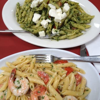 Eatalian - Penne capresi w fresh mozzarella and the penne gamberi in cream sauce. Lots of fresh shrimp and very flavorful. Yum!! - Italian Near Me - Gardena, California Eatalian - Penne capresi w fresh mozzarella and the penne gamberi in cream sauce. Lots of fresh shrimp and very flavorful. Yum!! - Italian Near Me - Gardena, California