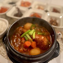 Chefs Kiss - Dakdoritang  Spicy Korean Chicken Stew