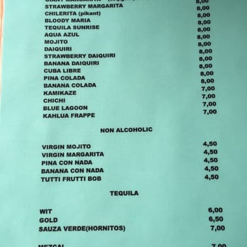 Gringo's Cantina - Prijzen €1 tot €2 op geslagen. - Mexican Near Me - Antwerp, VAN