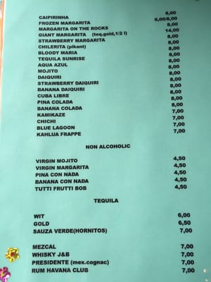 Menu photo 3 Gringo's Cantina Antwerp, VAN