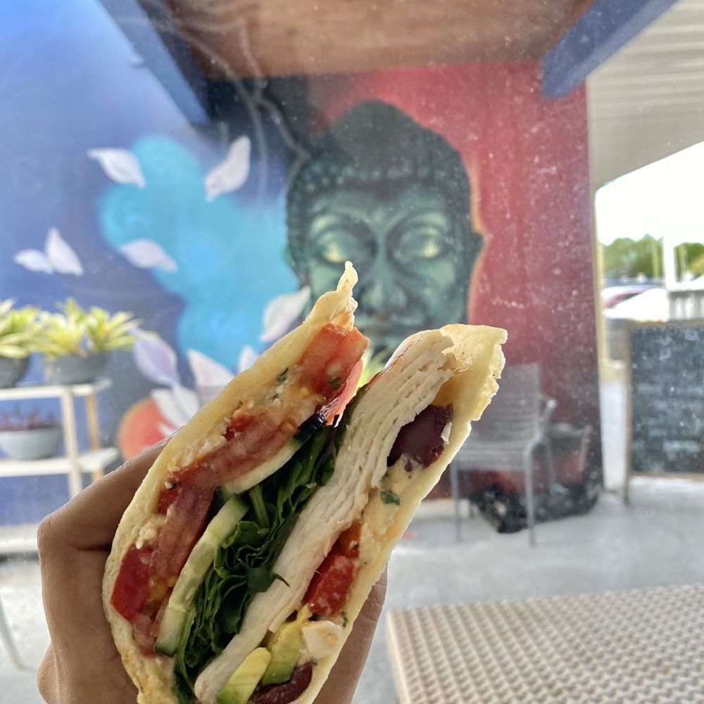 Karma Juice Bar & Eatery - Naanwich with Chicken and Avocado - Juice Bars & Smoothies Near Me - Clearwater, Florida Karma Juice Bar & Eatery - Naanwich with Chicken and Avocado - Juice Bars & Smoothies Near Me - Clearwater, Florida
