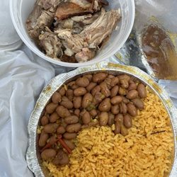 La Isla - Pernil with Rice and Beans