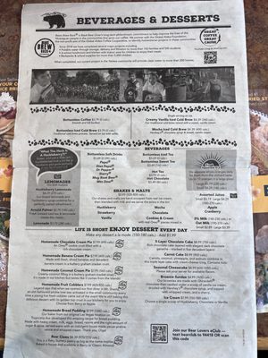 Menu photo 4 Black Bear Diner Amarillo Amarillo, TX Menu photo 4 Black Bear Diner Amarillo Amarillo, TX