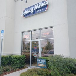 Exterior outside entrance of Jersey Mike's Subs - Orlando, Florida Exterior outside entrance of Jersey Mike's Subs - Orlando, Florida