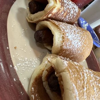 Cherokee Restaurant - Sausage Roll Ups Pancake - Comfort Food Near Me - Muskegon, Michigan Cherokee Restaurant - Sausage Roll Ups Pancake - Comfort Food Near Me - Muskegon, Michigan