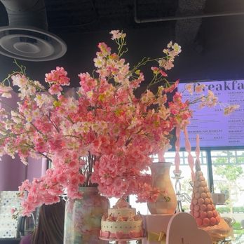 Kouklas Cafe - Beautiful pink decor - Bakeries Near Me - San Diego, California