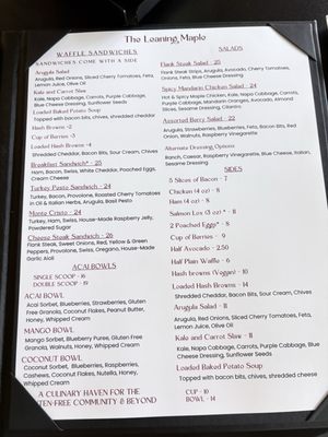 Menu photo 4 The Leaning Maple Olympia, WA Menu photo 4 The Leaning Maple Olympia, WA