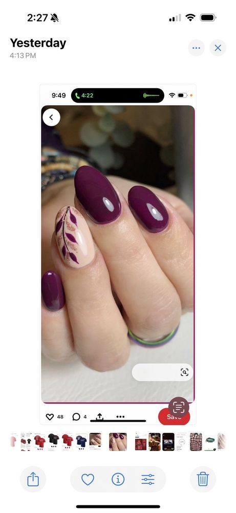 A M Nails Logo