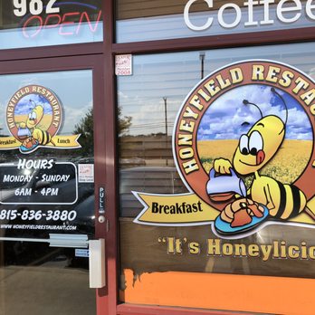 Honeyfield Restaurant - door and window - Breakfast & Brunch Near Me - Lockport, Illinois Honeyfield Restaurant - door and window - Breakfast & Brunch Near Me - Lockport, Illinois