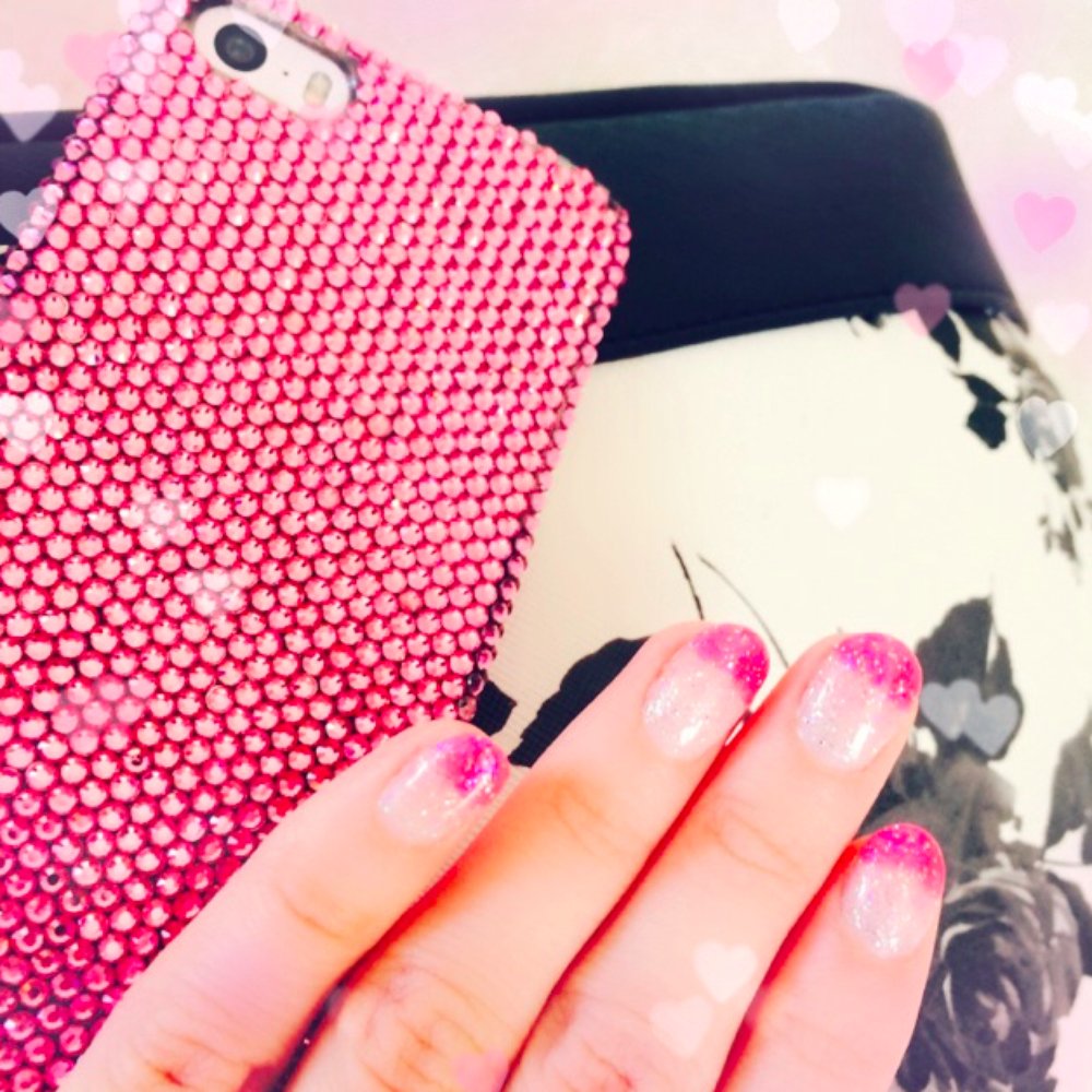 Nail Care - Tia made my nails look like a sparkly strawberry sundae! I love them! - Nail Salons Near Me - Plano, Texas