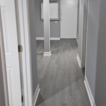 SA renovations - Facing the back door, new cabinet enclosing ugly electrical box - General Contractors Near Me