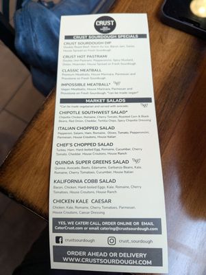 Menu photo 2 CRUST - Fresh Sourdough Deli San Jose, CA