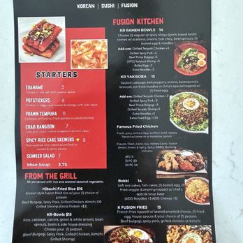 Kimbop - Menu - Sushi Bars Near Me - Morton Grove, Illinois