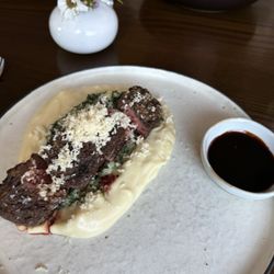 $50 Wagyu on mashed potatoes. Bad service and lack of humanity.