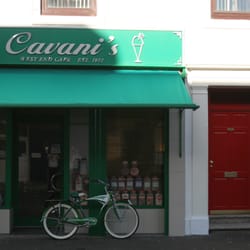 Cavani West End Cafe - Cavani's West End Cafe Saltcoats, shop front.