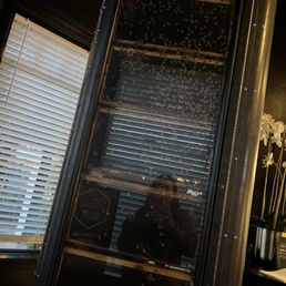 The live working bee hive in the side store. The live working bee hive in the side store.