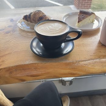 Socialite Coffee Bar - Chocolate croissant cheese cake - Coffee & Tea Near Me - Springfield, Massachusetts