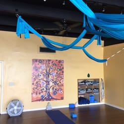 Lemon Tree Yoga Studio - Aerial yoga hammocks