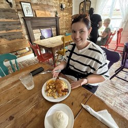 The Quintal Cafe - Cinnamon bun and breakfast croissant sandwich