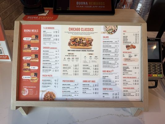 Menu photo 2 Buona Crown Point, IN