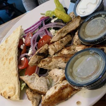 Kaboodles Kafe - Souvlaki Salad - American Near Me - Akron, New York
