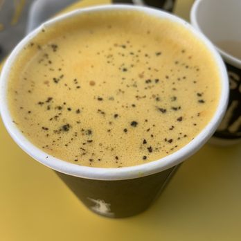Superba Snacks + Coffee - Turmeric Latte (it doesn't have caffeine) and it was delicious! - Cafes Near Me - Los Angeles, California