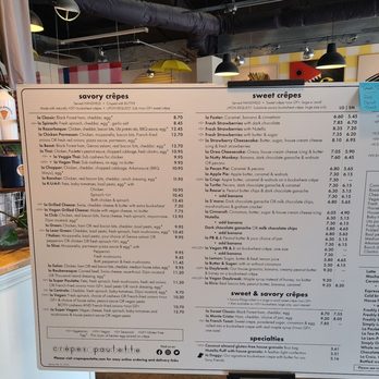 Crepes Paulette - Menu - Creperies Near Me - Bentonville, Arkansas