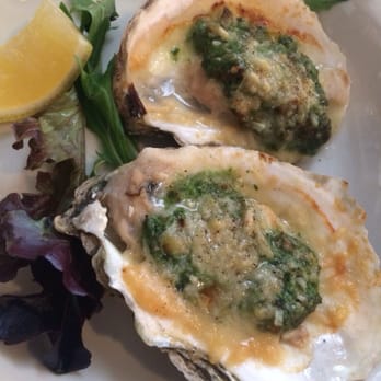 Osteria Fasulo - Baked oysters! Yes please. Delicious, can probably eat 24 of these bad boys! - Italian Near Me - Davis, California