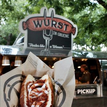 Gruene Grove - Pulled Pork Pretzel Po' Boy - Bars Near Me - New Braunfels, Texas Gruene Grove - Pulled Pork Pretzel Po' Boy - Bars Near Me - New Braunfels, Texas