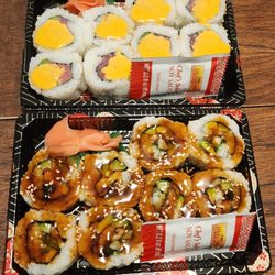 Fleurichi Express Sushi - Eel roll and spicy tuna roll.
