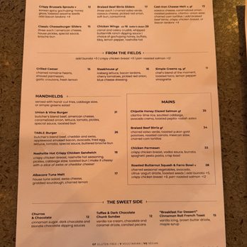 Union & Vine - Food menu - New American Near Me - Atascadero, California Union & Vine - Food menu - New American Near Me - Atascadero, California