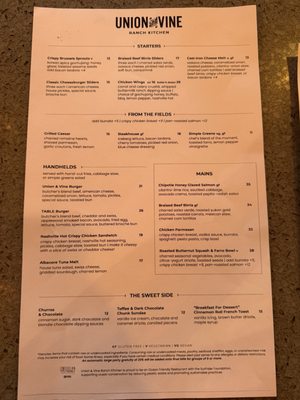 Menu photo 2 Union & Vine Atascadero, CA Menu photo 2 Union & Vine Atascadero, CA