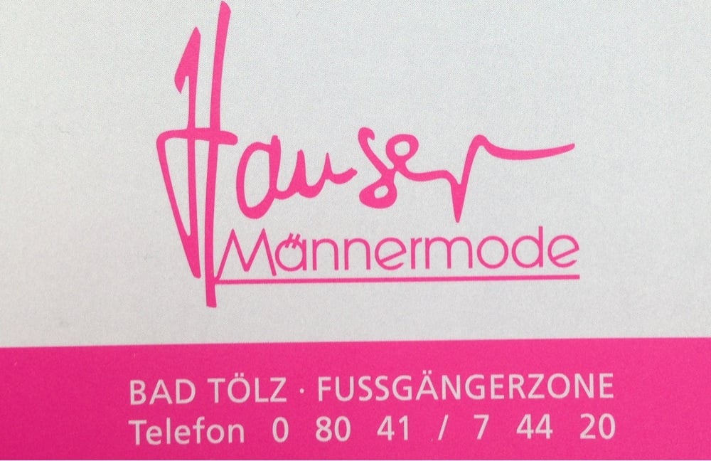 Hauser Herrenmode Marktstr 31 Bad Tolz Bayern