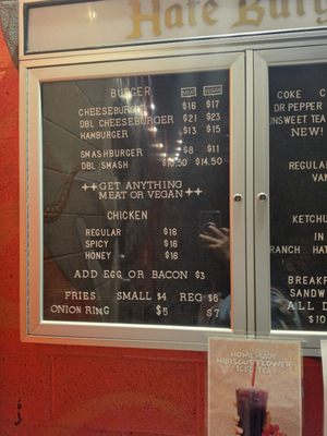 Menu photo 1 Hate Burger Redlands, CA Menu photo 1 Hate Burger Redlands, CA