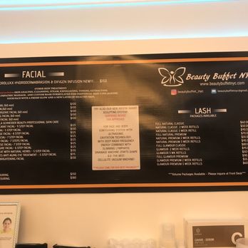 Beauty Buffet NYC - Price list of services. - Skin Care Near Me - Queens, New York