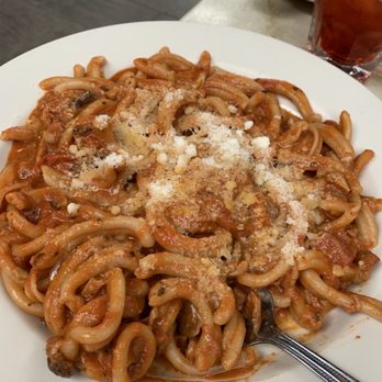 L'Orcio - Casarecce con Funghi pasta - delicious!! - Italian Near Me - New Haven, Connecticut