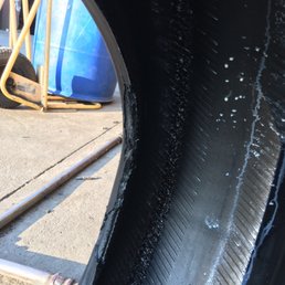 These are the type of "like new" tires they sell. Avoid this place!! These are the type of "like new" tires they sell. Avoid this place!!