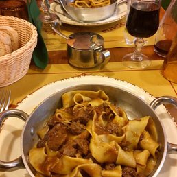 Wild boar tagliatelle