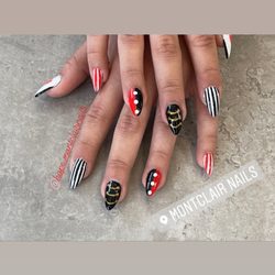 Montclair Nails - Halloween circus nails