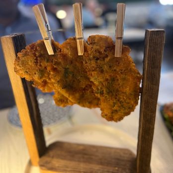Coquito Blu - Their version of cod fritters (the best I've ever had) crispy and non greasy. - Latin American Near Me - Whitestone, New York Coquito Blu - Their version of cod fritters (the best I've ever had) crispy and non greasy. - Latin American Near Me - Whitestone, New York