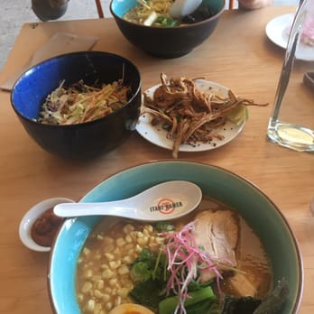 Itani Ramen - Miao ramen with pig ear and salad - Ramen Near Me - Oakland, California