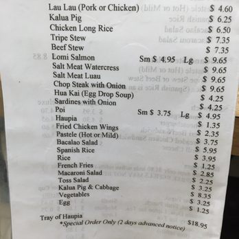 Jackie's Diner - Menu 3 - Hawaiian Near Me - Aiea, Hawaii Jackie's Diner - Menu 3 - Hawaiian Near Me - Aiea, Hawaii