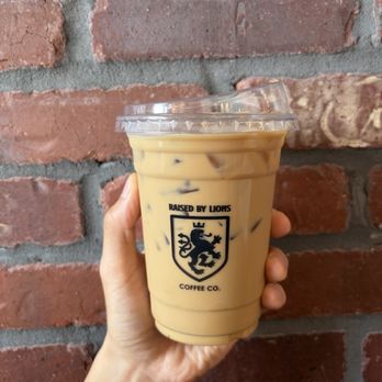 Raised By Lions Coffee - Iced lavender oat latte - Coffee & Tea Near Me - Tustin, California