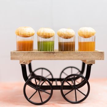 Saffron & Spice - a tray of drinks on wheels - Indian Near Me - Lubbock, Texas Saffron & Spice - a tray of drinks on wheels - Indian Near Me - Lubbock, Texas